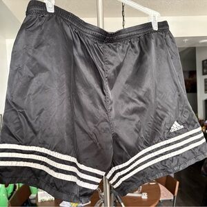 Vintage Adidas Men's Black Athletic Shorts
